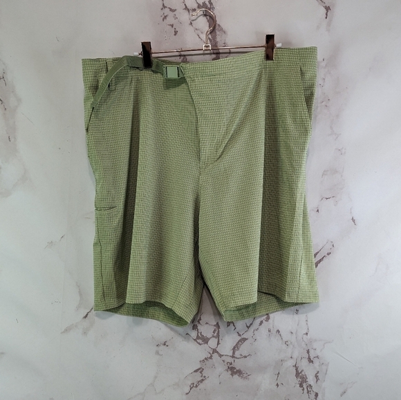 Adidas Shorts Mens XL Green Hybrid Adicross Futura Board Swim Trunks Golf